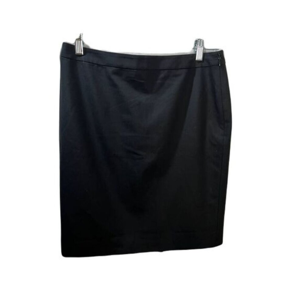 LOFT Ann Taylor Mini Skirt Side Zip Black Size 6‎